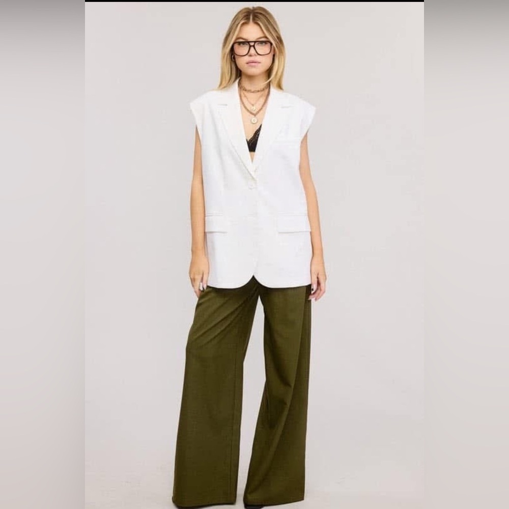 NWT Mimosa Oversized Blazer Vest